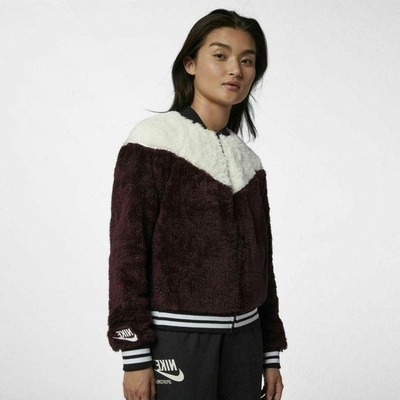 Nike Fleece Jacket Womens Full-Zip Winter Training - Picture 6 of 8